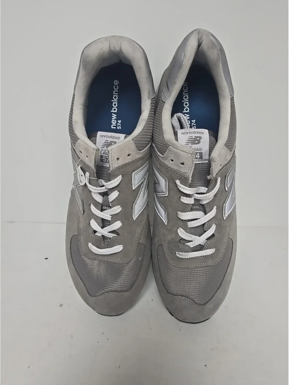 New Balance Men's 574 Core M574EGG Athletic Shoe Gray Size 18 2E